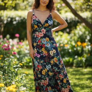 Maxi Φόρεμα Billy's Fashion 20094,φλοράλ.