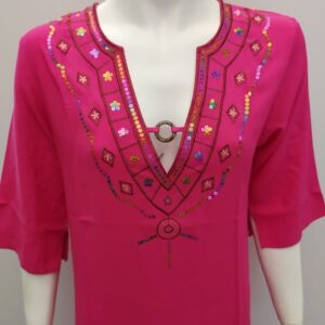 Καφτάνι-Beachwear LYDIA CREATIONS 4472,φούξια.