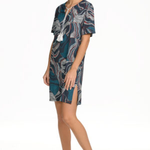 Φόρεμα με κοντό μανίκι GIOTA Homewear 3193,εμπριμέ.