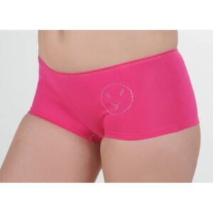 Boxer με λάστιχο και στρας αντίθεση FAY Lingerie 163,φούξια.