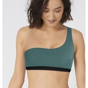 Bikini Top SLOGGI Women Shore Kosrae Top 10207679,κυπαρισσί-μαύρο.