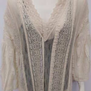 Maxi Beachwear damakoupa 1736,εκρού.