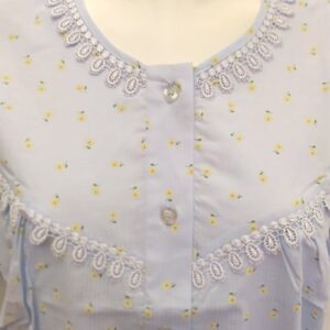 Νυχτικό με κοντό μανίκι PRIMAVERA Homewear Π 101,γαλάζιο.