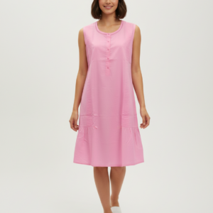 Αμάνικο νυχτικό LINCLALOR 26273,σκούρο ροζ.