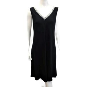 Φόρεμα με φαρδύ ώμο CLAIRE Katrania 6384,μαύρο.