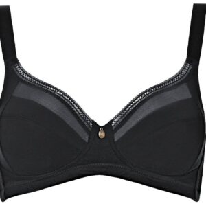 Βαμβακερό Σουτιέν χωρίς μπανέλα TRIUMPH Cotton Feel Comfort N10131840,μαύρο.