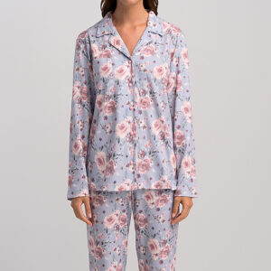 Κουμπωτή βαμβακερή Πυζάμα GIOTA Homewear 3572,φλοράλ.
