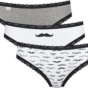 Γυναικείο slip SLOGGI 24/7 Weekend Movember H Tai,3 pack,10209999-M016.