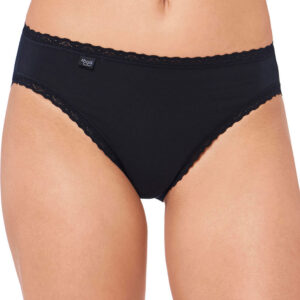 SLOGGI 24/7 Cotton Lace Tai 3pack,10167199,μαύρο.