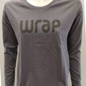 Αθλητική μπλούζα με μακρύ μανίκι WRAP 32613,γκρι.