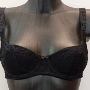 Σουτιέν με μπανέλα και επένδυση DIM 3760,μαύρο.
