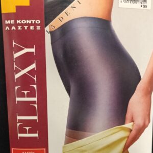 Ελαστικό καλσόν BELINDA Flexy 15den,με κοντό lastex,52459,OFF BLACK.