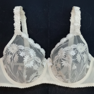 Full-cup σουτιέν LOU Lingerie με δαντέλα 12509,εκρού.