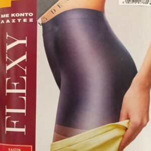 Ελαστικό καλσόν BELINDA Flexy 15den,με κοντό lastex,52459,PEARL(γκρι).