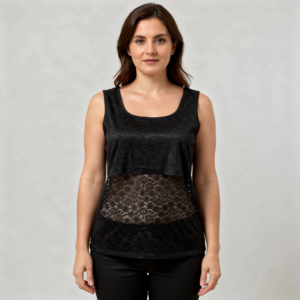 Top-Outwear με φαρδύ ώμο LOVABLE Intimo 30230,μαύρο.