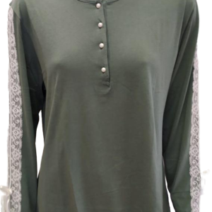 Βαμβακερή Γυναικεία Πυζάμα με πατιλέτα BILLY'S Fashion 19523.