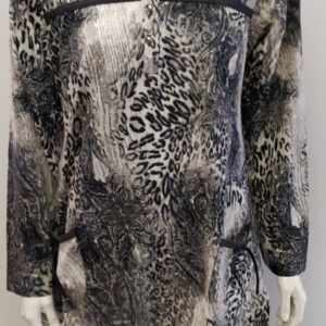 Βαμβακερή Γυναικεία Πυζάμα με πατιλέτα PRIMAVERA Homewear 8665,εμπριμέ.