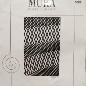 Ελαστικό καλσόν με μεγάλο δίχτυ MURA Collant Fantasia 674,μαύρο.