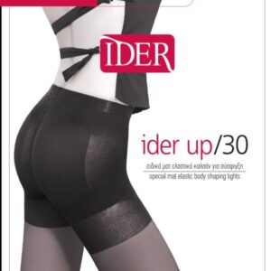 Ειδικό ματ ελαστικό καλσόν για σύσφιξη IDER UP 30den,Body Shaping,μαύρο.