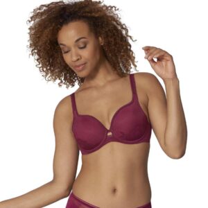 Σουτιέν με μπανέλα και ελαφριά επένδυση TRIUMPH Wild Rose Sensation WP,10205990,μπορντώ(3407).