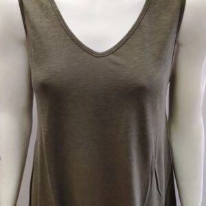 Φόρεμα με φαρδιά τιράντα BILLY'S Fashion 20023,χακί.