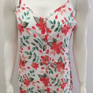 Mini Φόρεμα με λεπτή τιράντα BILLY'S Fashion 20107,φλοράλ.