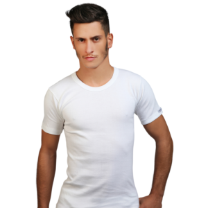 Ανδρική φανέλα με χαμηλή λαιμόκοψη FREE MOVE A715.