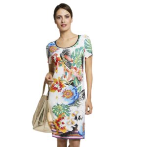 Φόρεμα με κοντό μανίκι RINGELLA Fashion 9211088,φλοράλ.