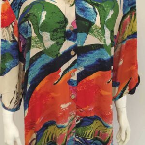 Φόρεμα με μανίκι 3/4 BILLY'S Fashion 20085,εμπριμέ.