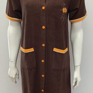 Φόρεμα Θαλάσσης πετσετέ LYDIA Creations 45301,καφέ.