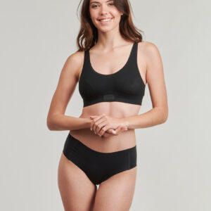 Γυναικείο μπουστάκι SLOGGI Double Comfort Top 100222797, μαύρο.