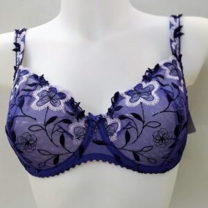 Σουτιέν με μπανέλα - χωρίς επένδυση PRIMADONNA Shangri La 0162264, μπλε, Cup D.