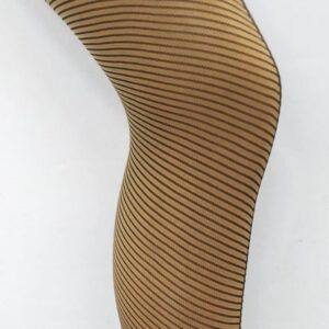 Καλσόν με σχέδιο FRANCO BOMBANA Fashion Riga Londra,60den,μαύρο.