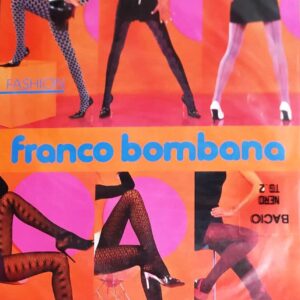 Καλσόν με σχέδιο FRANCO BOMBANA Fashion Bacio,60den,μαύρο.