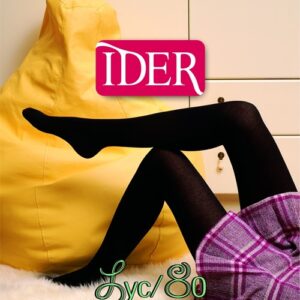 Μονοκόμματο χοντρό καλσόν με ΒαμβακοLycra IDER Lyc80den,ΜΠΕΖ.