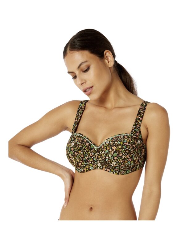 Bikini Top RED POINT Tessa 1814115,floral print.