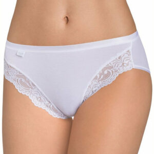 Slip SLOGGI Romance Tai, με Δαντέλα, Λευκό, 10031895.