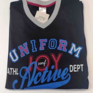 Βαμβακερή Ανδρική Πυζάμα JOY by PALCO 5704/001,μαύρο.