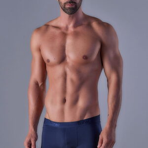 Plus size Βαμβακερό Ανδρικό Boxer WRAP Apparel 211054,σκούρο μπλε.