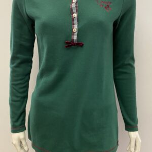 Βαμβακερή Γυναικεία Πυζάμα ADMAS 58421,Verde.