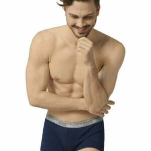 SLOGGI Men GO ABC Hipster 10201601-1771,Navy, 2Pack.