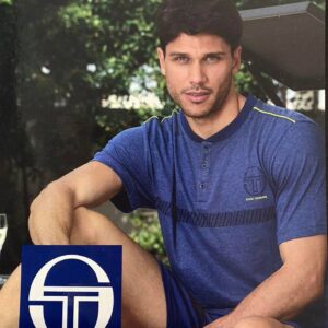 Ανδρική Πυζάμα με κοντό μανίκι SERGIO TACCHINI 29209,Jeans.