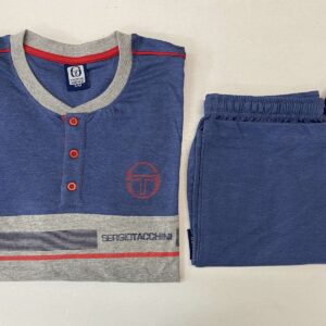 Ανδρικό Homewear με κοντό μανίκι SERGIO TACCHINI 31461,Jeans.