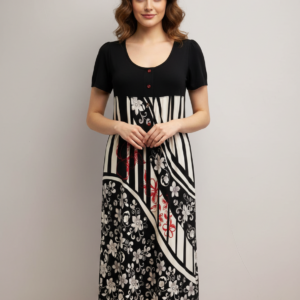 Φόρεμα με κοντό μανίκι CLAIRE Katrania 9622.