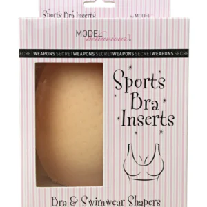 Ενίσχυση στήθους SECRET WEAPONS Sports Bra Insert,Cups C & D.