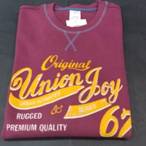 Βαμβακερή Ανδρική Πυζάμα JOY by PALCO 5701/016,μπορντώ.