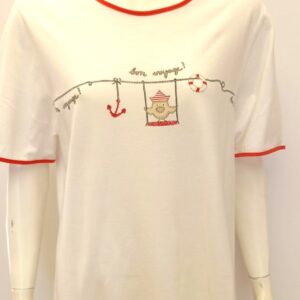 Βαμβακερό Νυχτικό με κοντό μανίκι TRIUMPH Fun 57083.