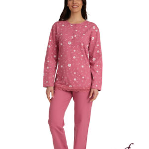 Γυναικεία Πυζάμα Φούτερ LYDIA CREATIONS 24514.