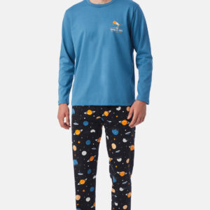 Βαμβακερή Ανδρική Πυζάμα MINERVA Universe 71104.