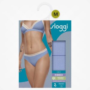 SLOGGI Slip Go Ribbed H Tai 2pack,10213095-00IB.